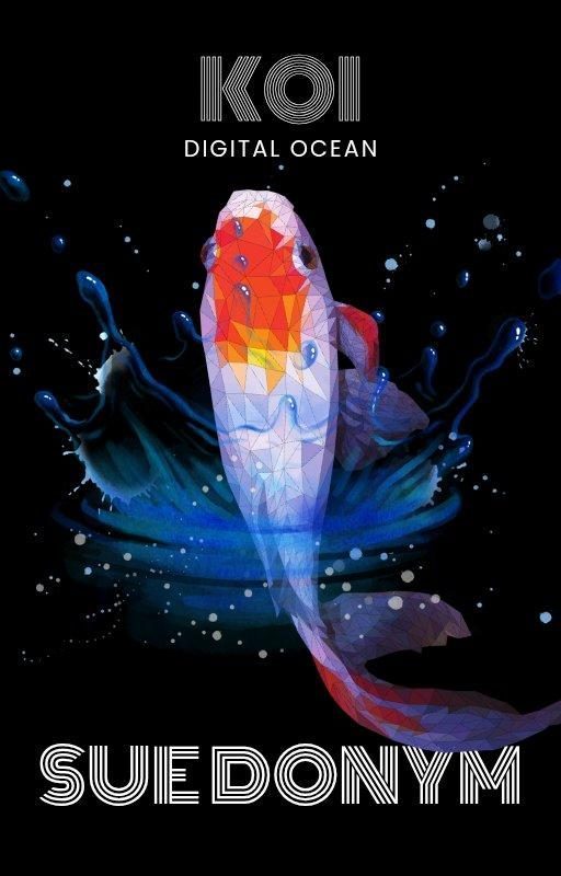 Premade sci-fi book cover design — Koi: Digital Ocean